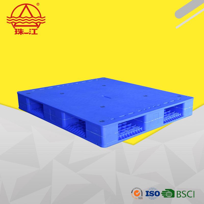 塑料托平盘厂托家东莞VQC塑料盘1210-1面50板双加钢管