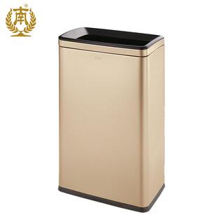 广州南方4SF40-F01圾L塑料盖开口店垃桶长方酒形0办公室垃圾桶SF4