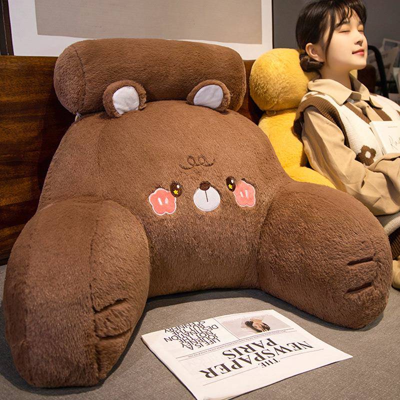 头办公室座椅汽软包靠床上靠垫车靠枕背枕头椅子护Nar8Eb3Y腰沙发