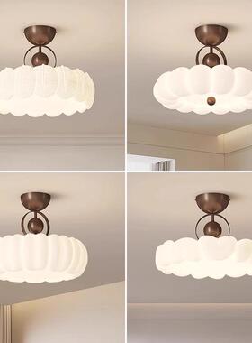 卧室吸奶顶灯式中古法简油主卧房间59945灯具全光谱护眼现代约书