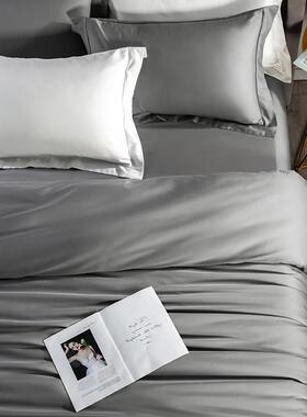 100支贡缎四件套棉全棉纯4套纯XS20282色被品套床单床上用四季件