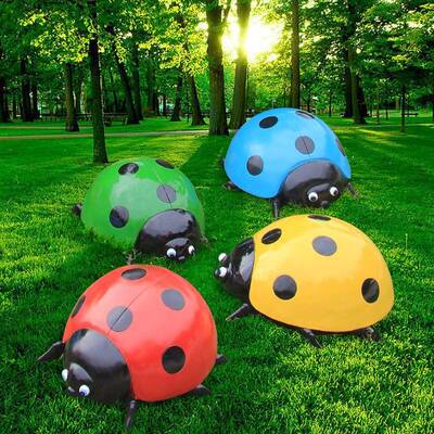 玻璃钢树脂户外花园外景观雕塑落室动物饰甲虫公CF-22917园家居装