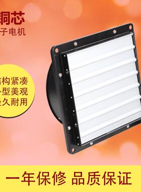 百叶YW2EMUS-250通风换气动异除味轴流风机可自关.F闭家用轴流风