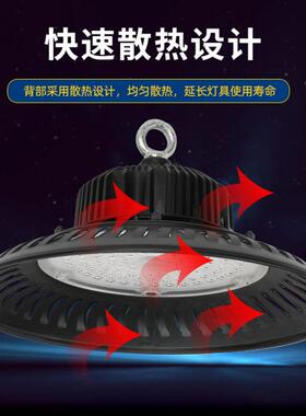 厂房led工矿灯10业0W/200间W超亮大YPI棚功率工照明工厂车仓库天