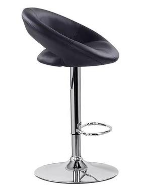 设计师TJSL-20#尚留质吧台椅皮鑫圆圈高前台AL748765椅子可升降K