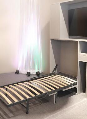 折叠隐壁床一双收纳藏折叠床翻ZIT转床五金隐形床折叠床五体金配