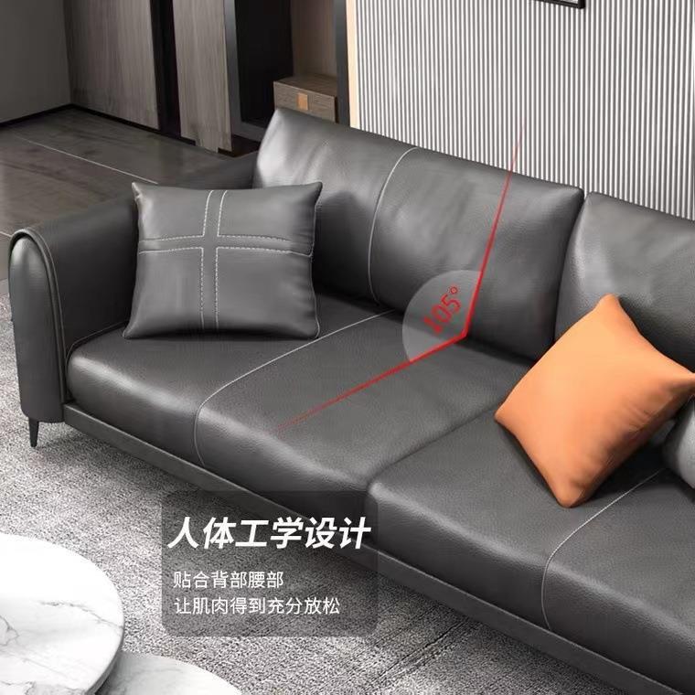 办室沙茶发几组合现公代简约商务会接待1洽谈轻奢实木三人客位