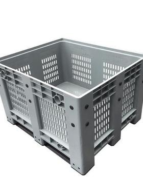 200*板100料0*760塑1ZHD卡托盘箱网格密封川字卡板箱带盖大号托盘