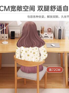 脑电桌简约书桌书生架一体桌家用卧室学QWN学习桌租屋出工作台写