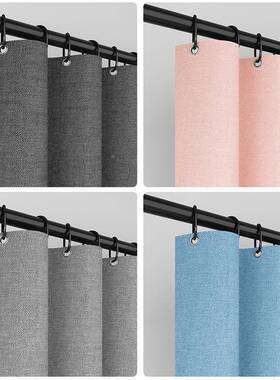 浴帘ltao6562套装卫生尾帘间防浴室加厚洗澡防霉免打孔水淋浴帘轻