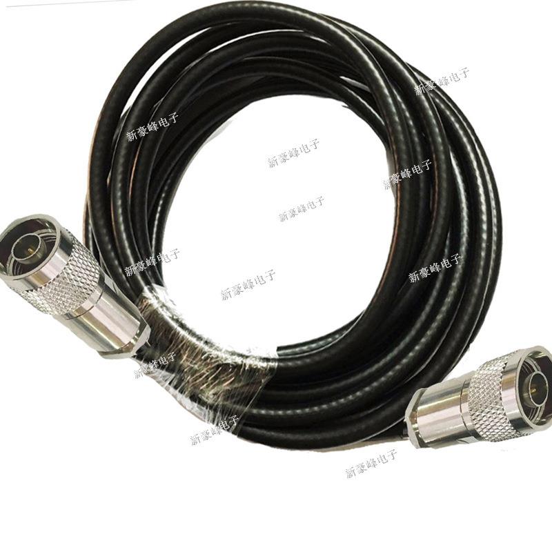 铜SYV50-5馈线NL1M型公头内G螺6全内针接头PRS室NML外对讲摩托线