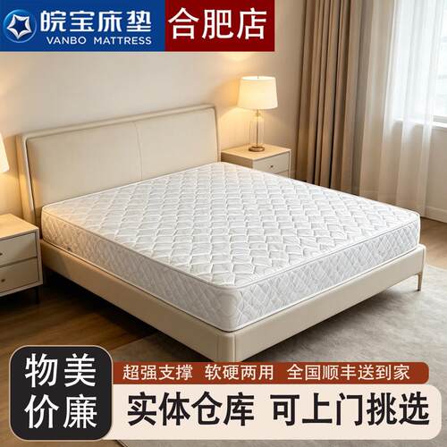 皖宝床垫席梦思椰棕床垫软硬两用硬垫软硬适中正品