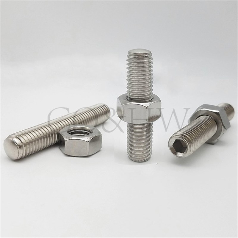 ANBNM8/M10调整螺丝组件 镀镍内六角孔型PAS16 粗牙PAS16/TBD25