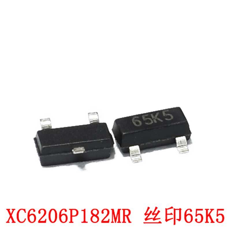 XC6206P182MR 网版印刷65K5  1.8V  LDO稳压芯片 贴片SOT-23  可 - 实物图
