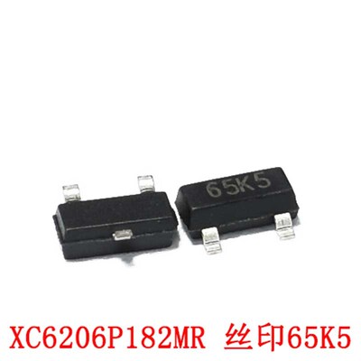 XC6206P182MR 网版印刷65K5  1.8V  LDO稳压芯片 贴片SOT-23  可