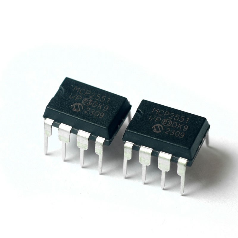 全新原装 MCP2551-I/P 封装 DIP-8 直插 CAN总线 线收发器芯片IC