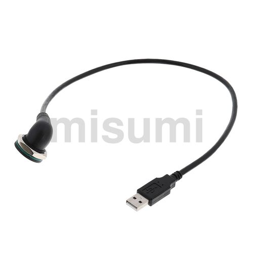 标准品 米思米 面板式弯头型USB线束 MISUMI
