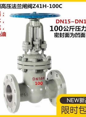 铸钢法兰闸阀41H-100C高压铸钢蒸汽导热油法兰闸阀DN50 65 80 200