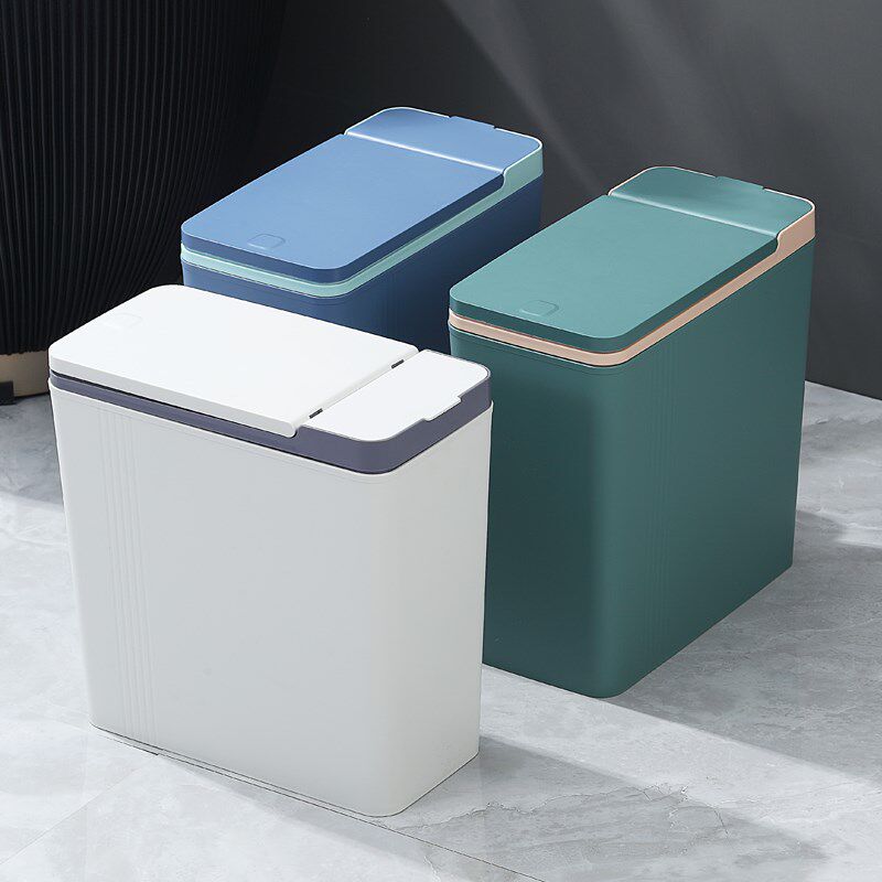 塑料夹缝按压弹盖垃圾桶家用客厅创意垃圾桶厨房卫生间卧室废纸桶