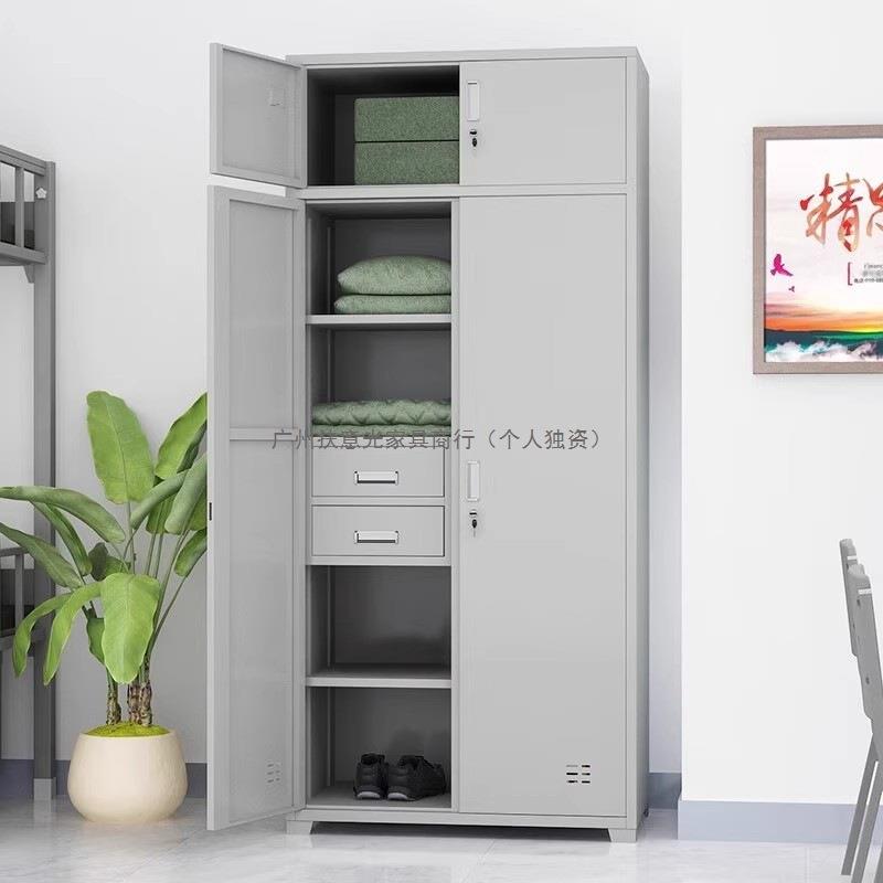 制式营具双铺层床单位上下铁架床工宿舍床下JS-YJ001桌内务上柜学