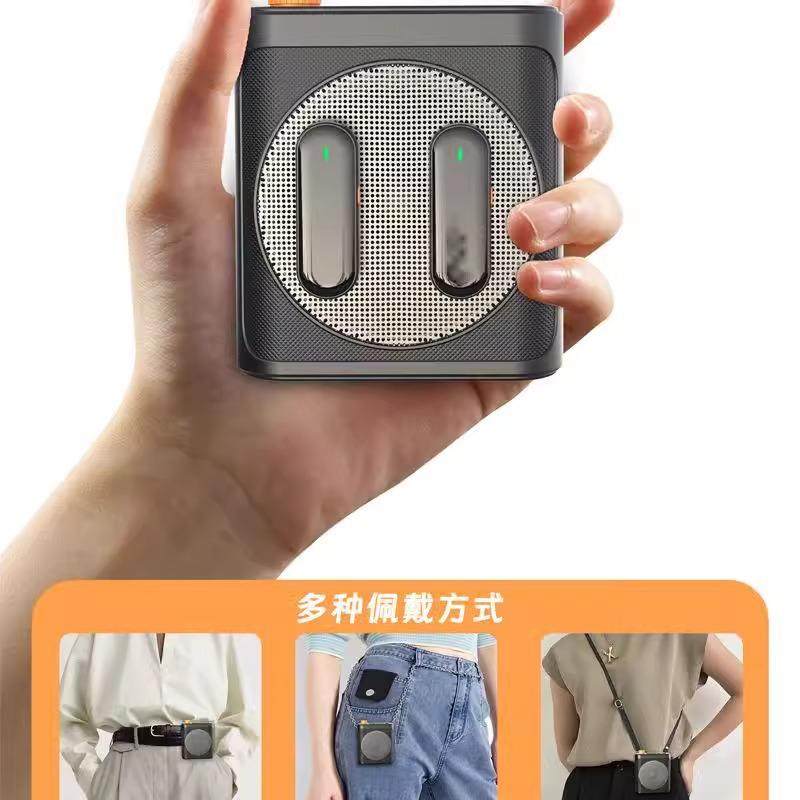 无线夹播式扩音教师器领专用上课话筒URL音响一体麦克风直降噪收