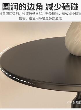 复古小几沙发子QHS边几客厅小户型轻奢铁艺小圆桌卧床茶头边桌女