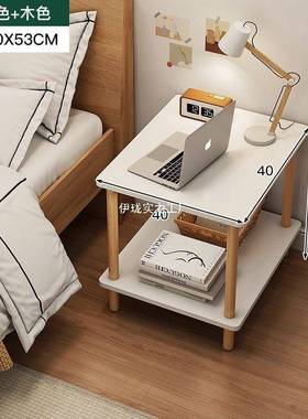 桌子长形双层桌子出租屋小小茶几租房角63316几现沙方客厅简易边