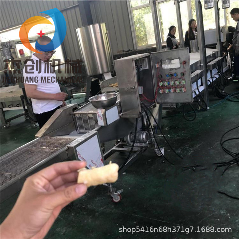 鳕鱼块上浆机 全自动鱼块油炸机 厂家研发鳕鱼条上浆油炸整套设备