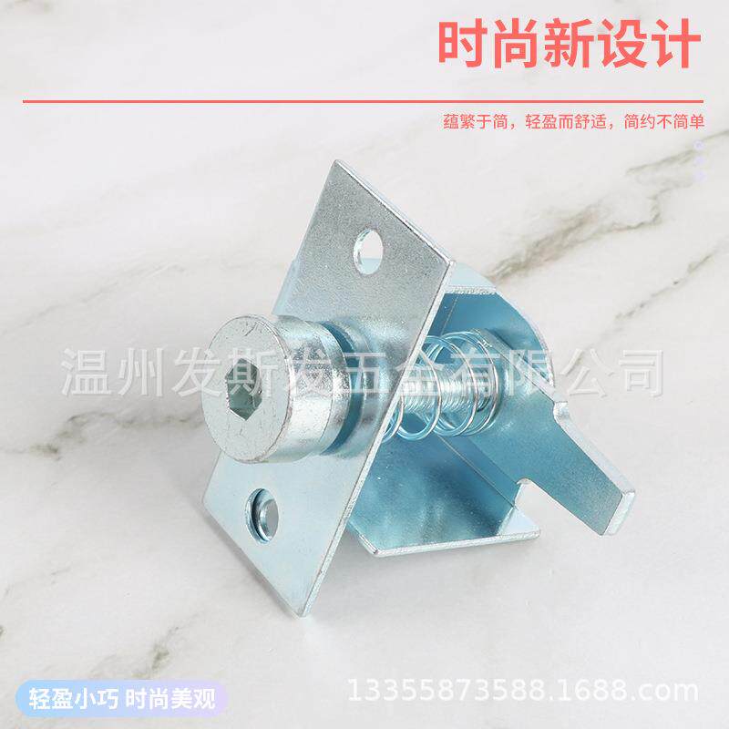 HJM弹簧圆柱锁MS35压缩转舌锁工业柜机门锁7配械设备门锁电柜锁
