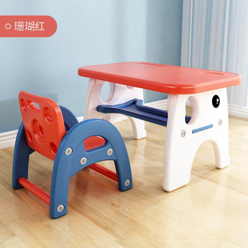 TDO儿幼童桌椅装儿园学习长小孩写字桌子家用吃饭写作业宝宝方套