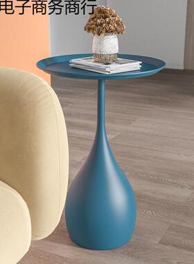 轻奢迷桌你头小圆几简37192约现代角几网红床头沙床边几发小圆茶