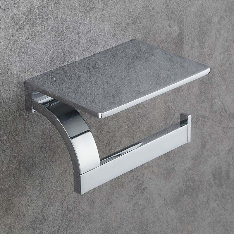 全铜实心卫生巾240间壁纸架厕擦手纸巾盒纸架置物架挂厕所卷纸架