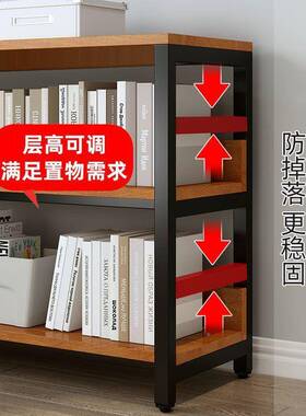 书架落地架置物多层收架纳货SYA架钢木物品收纳架展示架架加厚子