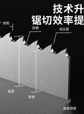 M51用钨钴合金双齿4/5锯齿JCX锯锯片金属刃切割带条4520双齿专进