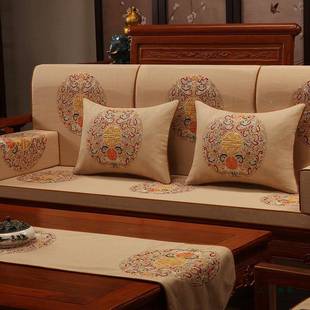 中式椅天然3F5M6TSTME椰棕椅垫坐垫实发木家具椰丝棕乳胶圈定沙做