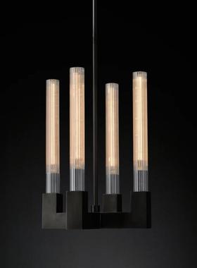 航H炫现R后大代铜吊灯轻奢餐厅气全铜灯美式轻奢别墅客厅全RRC铜