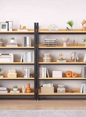 书架落地简约层木客厅展示架铁艺货架简易收纳储多钢物GNZ架子物
