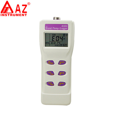 台湾衡欣 AZ8303便携式工业电导率仪 在线式电导率仪 COND检测仪