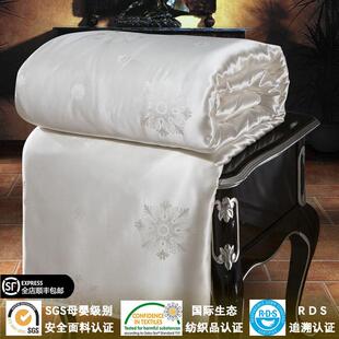 正品手工蚕丝被100桑蚕丝夏凉被子母被二合一春秋婚庆保暖冬被芯
