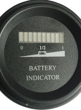 FSRS圆型单显电量表 铅酸蓄电池锂电电动车12V24V36V48V60V72V