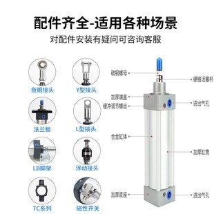 125X25X50X75X100X125X150X200X175X300S 100 标准气缸SI SAI80