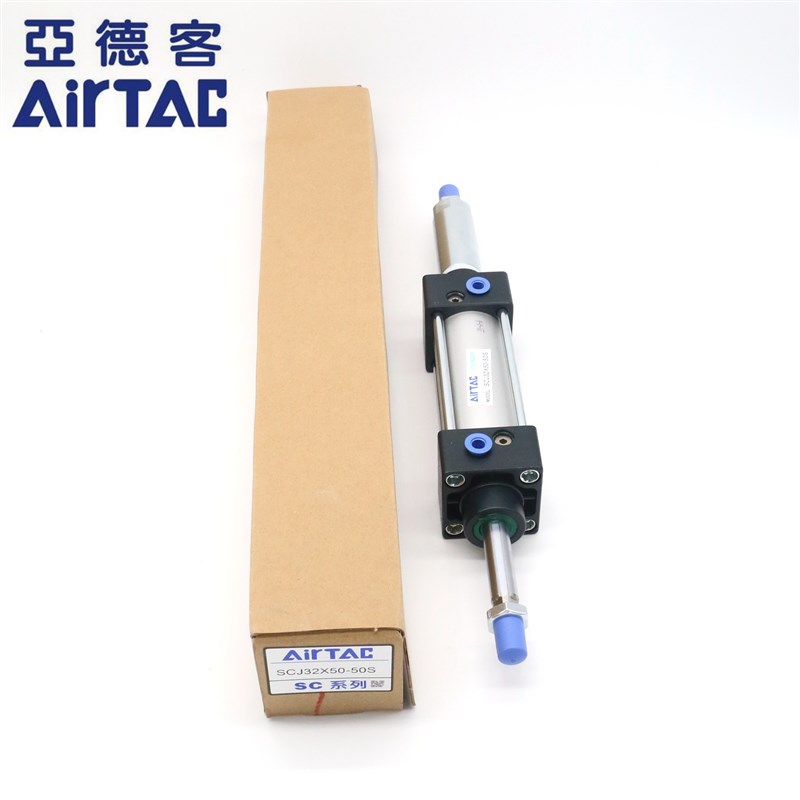亚德客气动气缸可调行程大推力 SCJ32/40/50/63*25/50/75/100/125