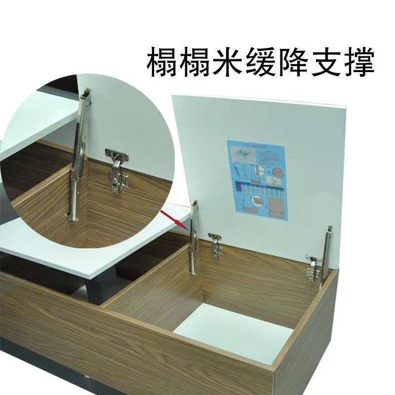 榻榻米柜门上翻随意停支撑杆梳妆台任意停液压缓冲拉杆加重伸缩架