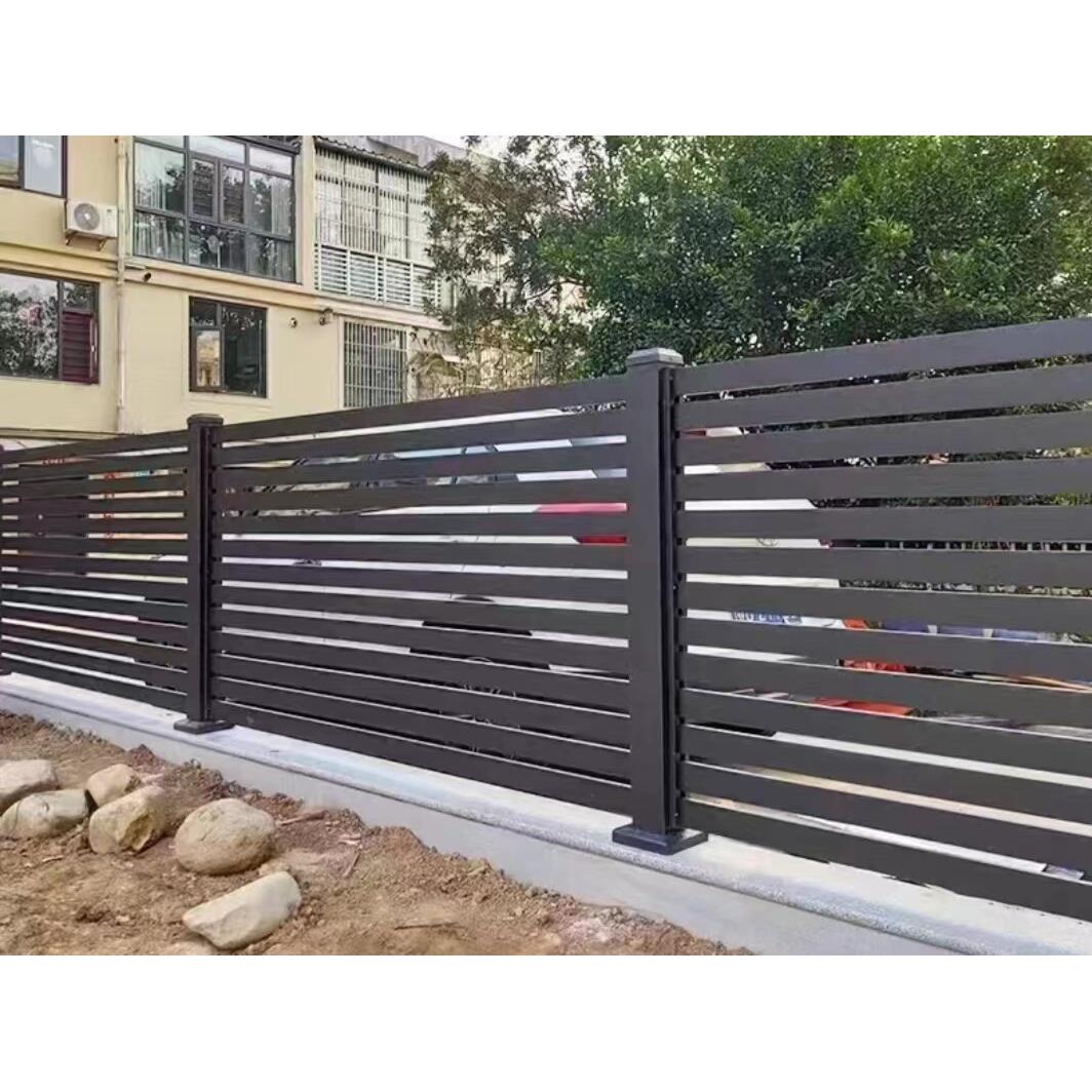 铝艺护栏铝合金围栏中式简约别墅围墙花园庭院铁栅栏室外阳台栏杆