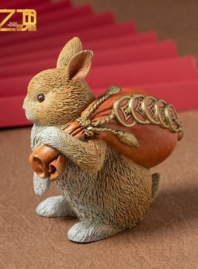 铜之魂可a爱小摆件前途似锦家居客厅桌面装饰品创意礼物送朋友