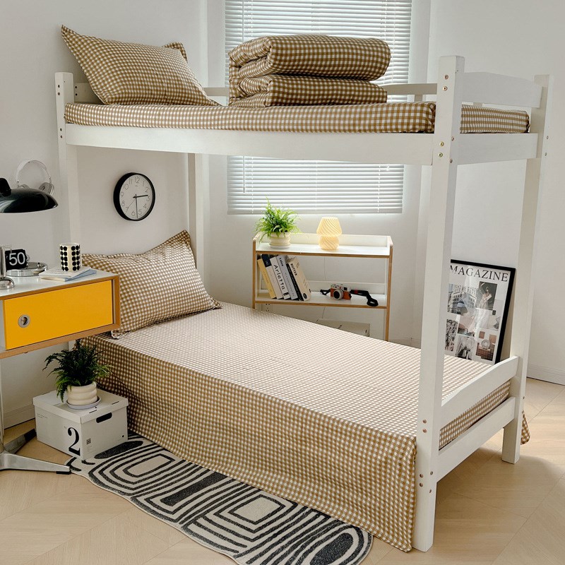 学生宿舍六件套床上用品被套床单枕芯全套被子一整套被褥全套枕芯