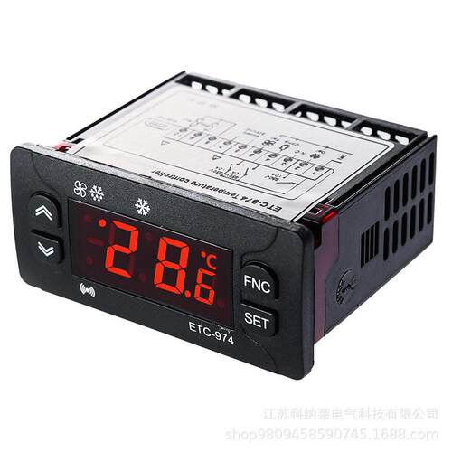 ETC-974英文温控器制冷化霜风机冷柜冷库制冷设备数显温控仪冷X20