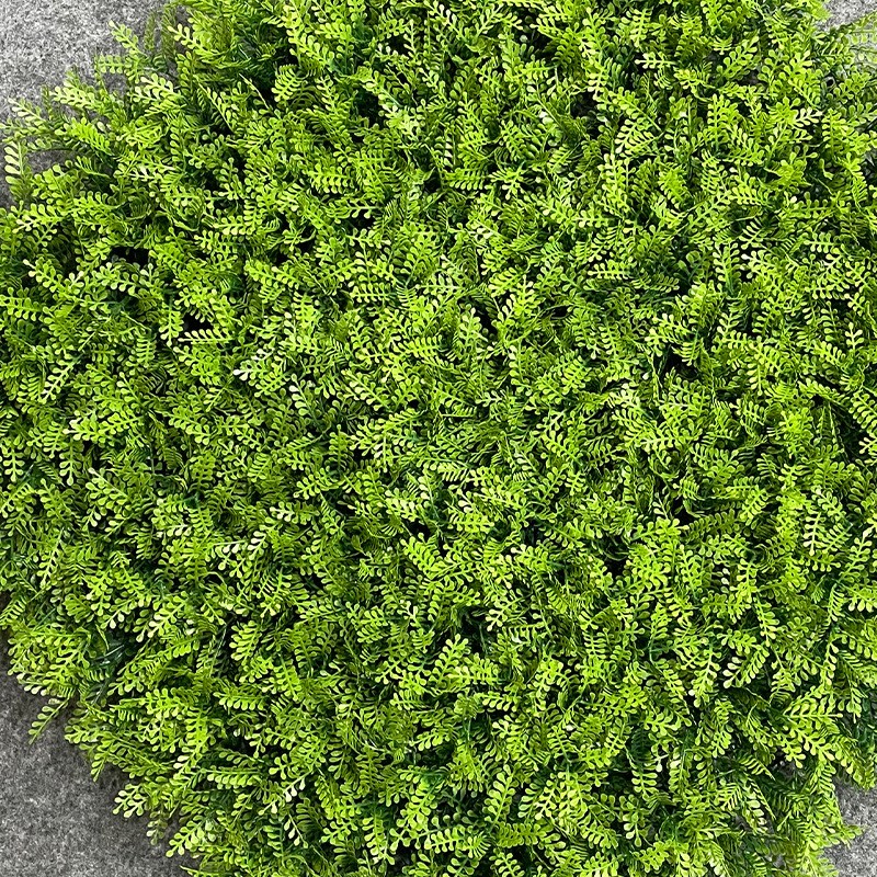 仿真植物墙含羞草 尤加利塑料假草坪门头室内活动室装饰植物花墙