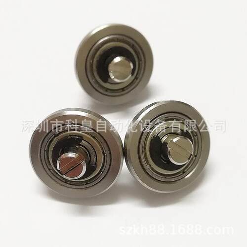 日东波峰焊机头进板入口接驳装置导轮25B不锈钢平边链条托轮铁轮