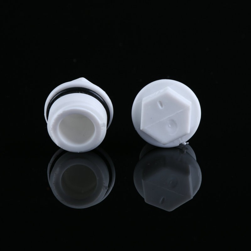 带垫丝堵 4分6分自来水管外丝堵头塑料外牙堵头水管配件带垫丝堵